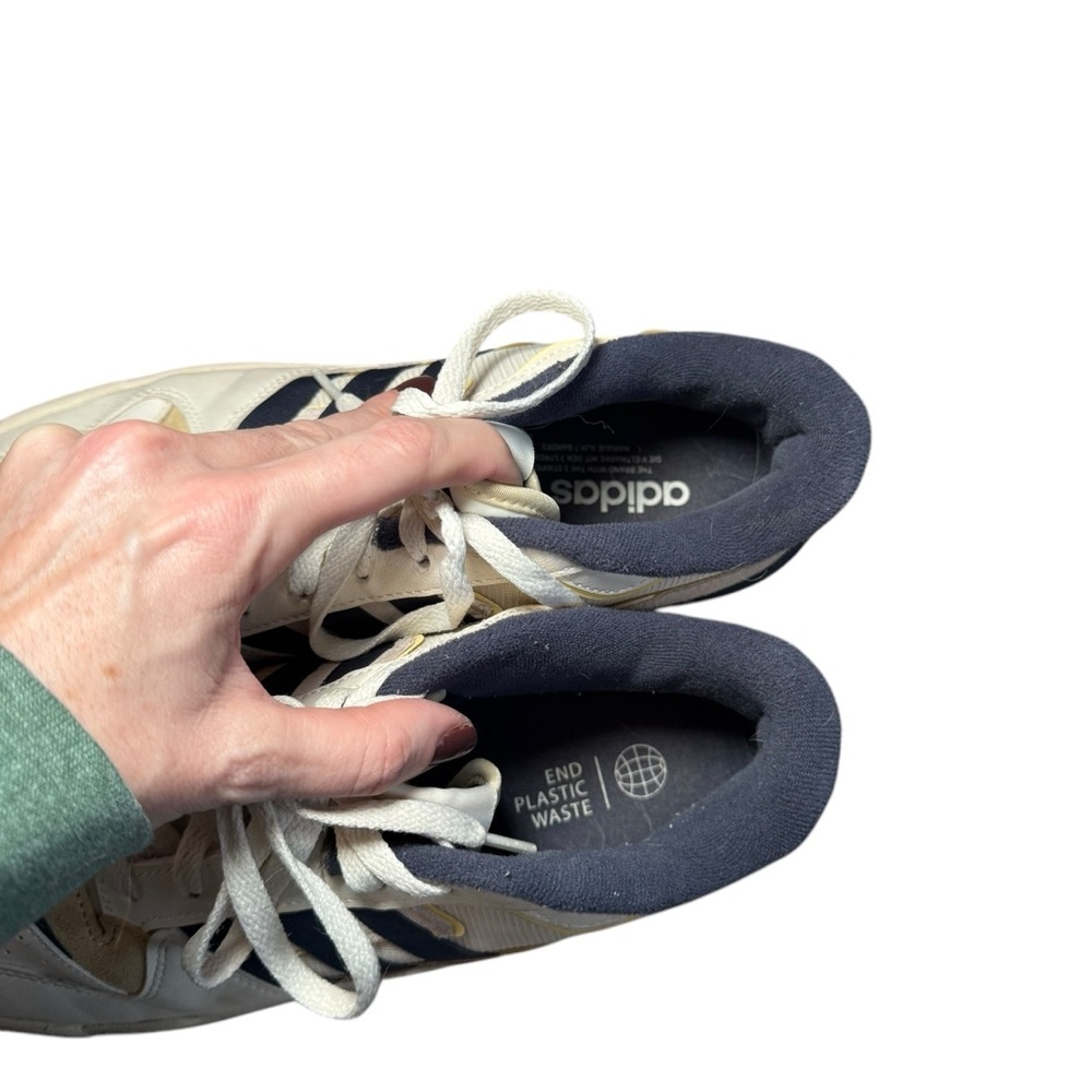 adidas Forum Exhibit Off White Shadow Navy‎ 2022 - GX4121 Size 9M US - Picture 9 of 10